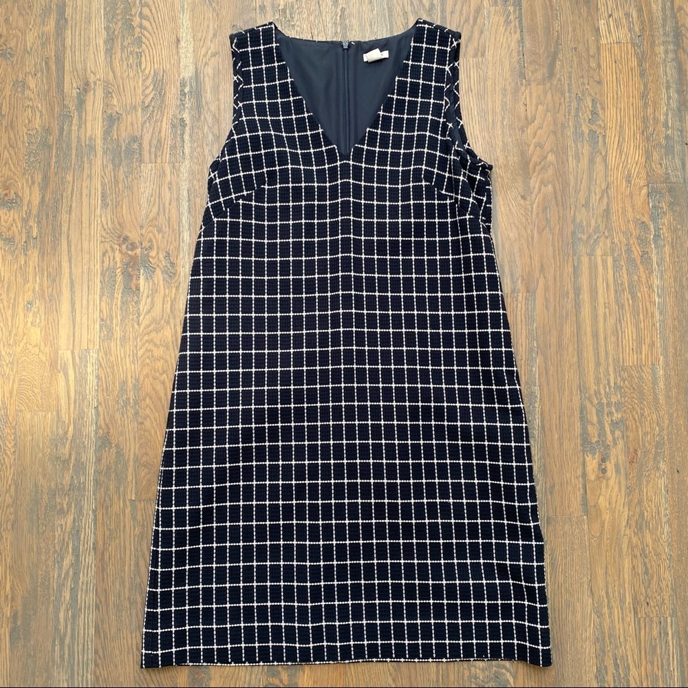 J. Crew Factory Sleeveless Navy Shift Dress
